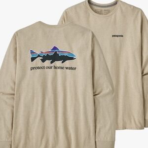Patagonia Long-Sleeve Tee  "Home Water Trout" Sz.XXL